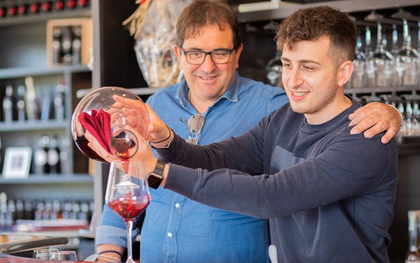 Wine tasting experience near Mount Vesuvius, Naples.