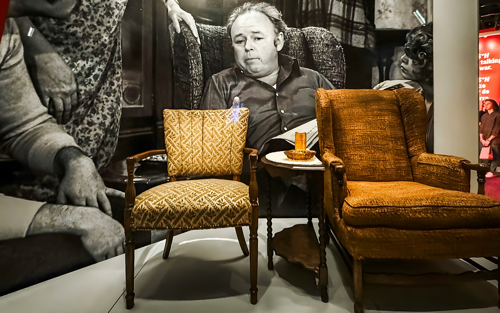 Chairs from "All in the Family" exhibit at Smithsonian National Museum of American History.