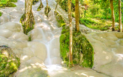 From Chiang Mai: Bua Thong Sticky Waterfalls and Mae Ngat Dam Boat Tour