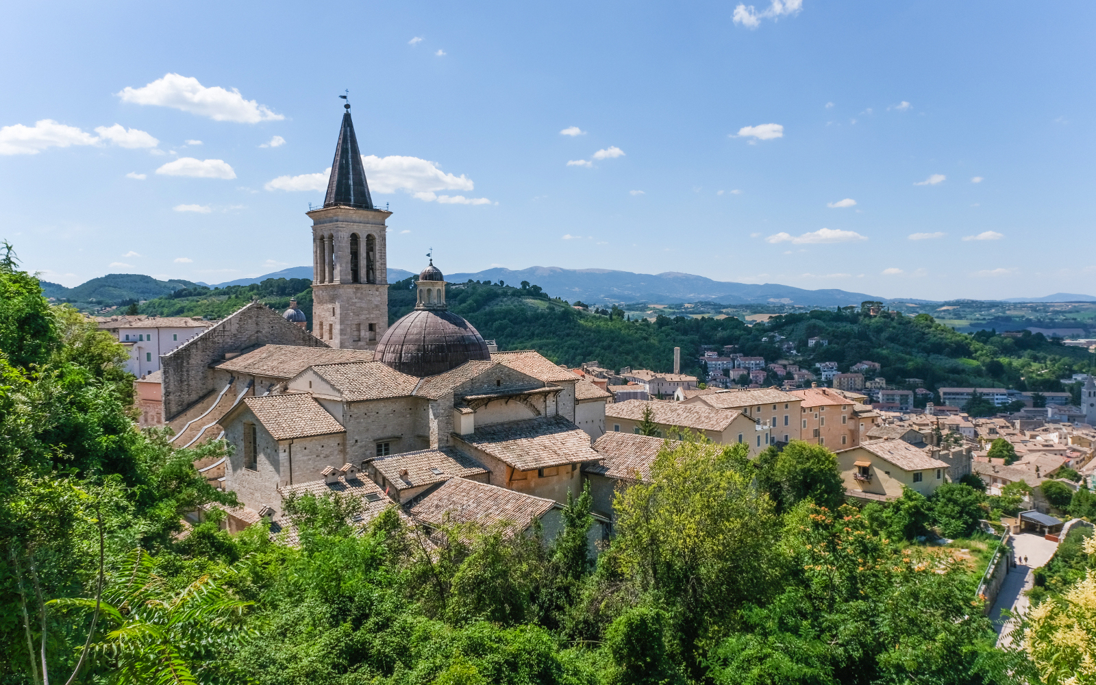 Bell tower of Duomo Spoleto