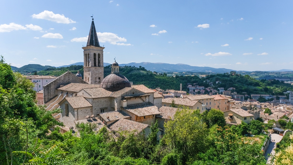 Bell tower of Duomo Spoleto