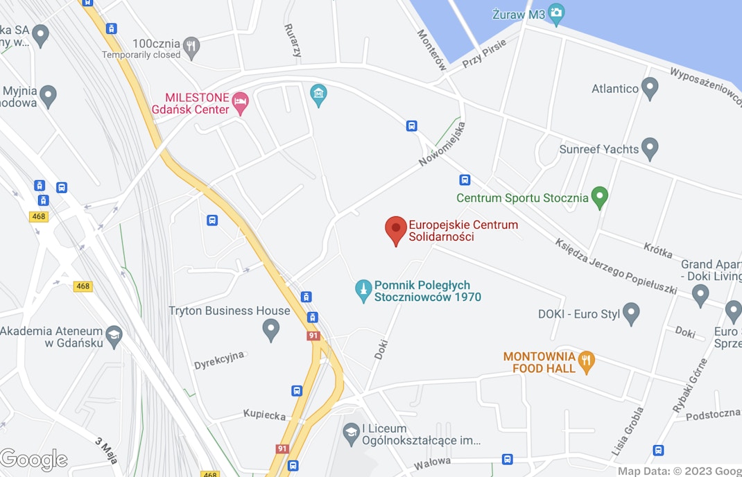 European Solidarity Center Gdansk Location