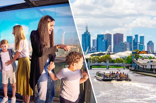 Combo: Ingressos para o Melbourne Skydeck + cruzeiro de 1 ou 2 horas pelo rio Yarra