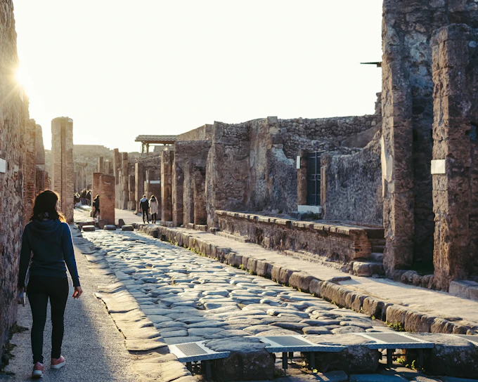 From Naples: Pompeii Entry Tickets with Shuttle Transfers
