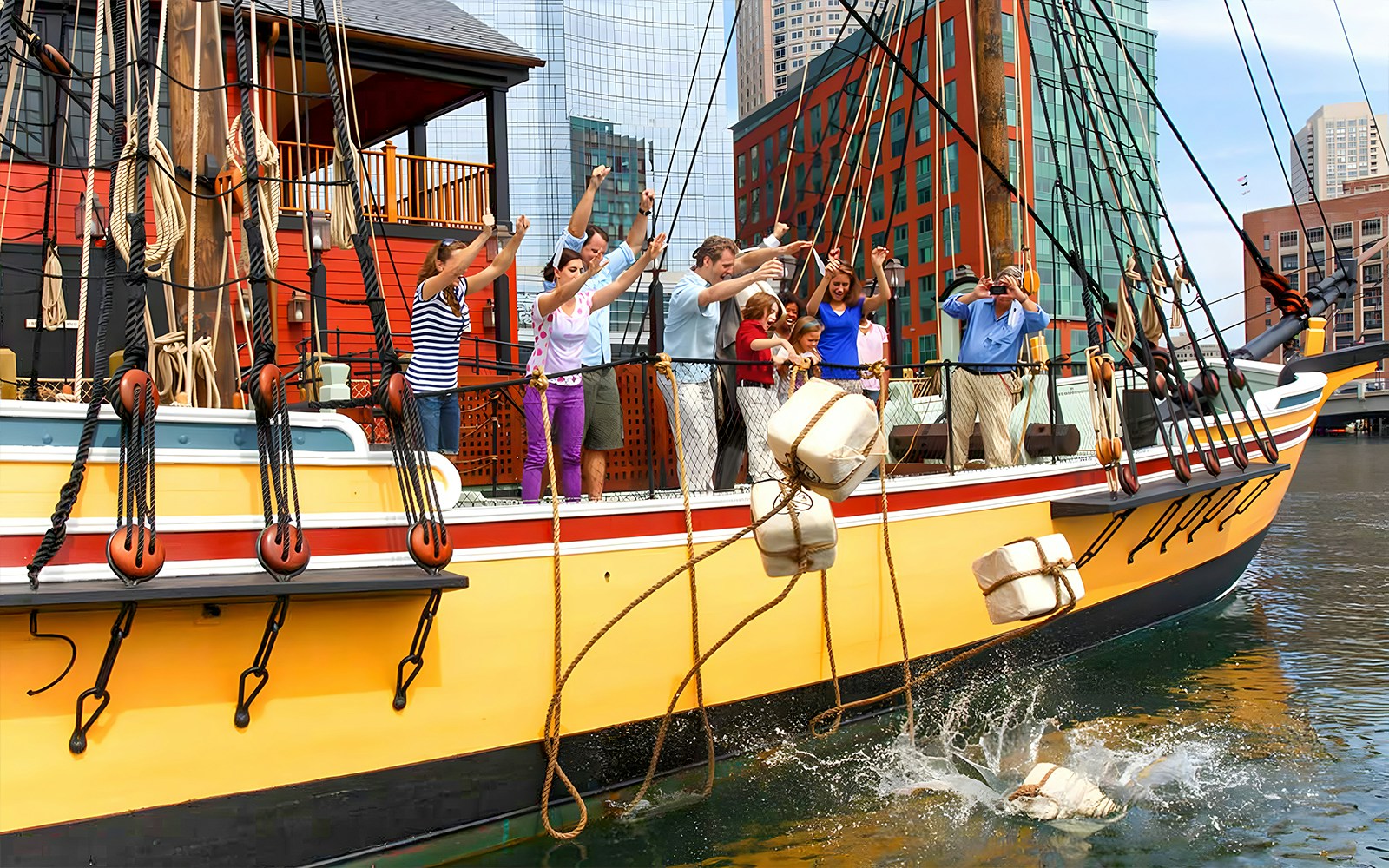 Barcos del motín del té