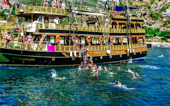 alanya pirate boat cruise with hotel transfer, lunch and soft drinks-8