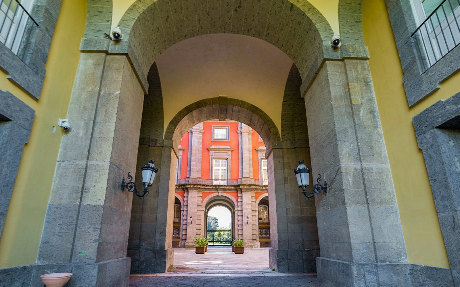 Palácio de Capodimonte em seu interior