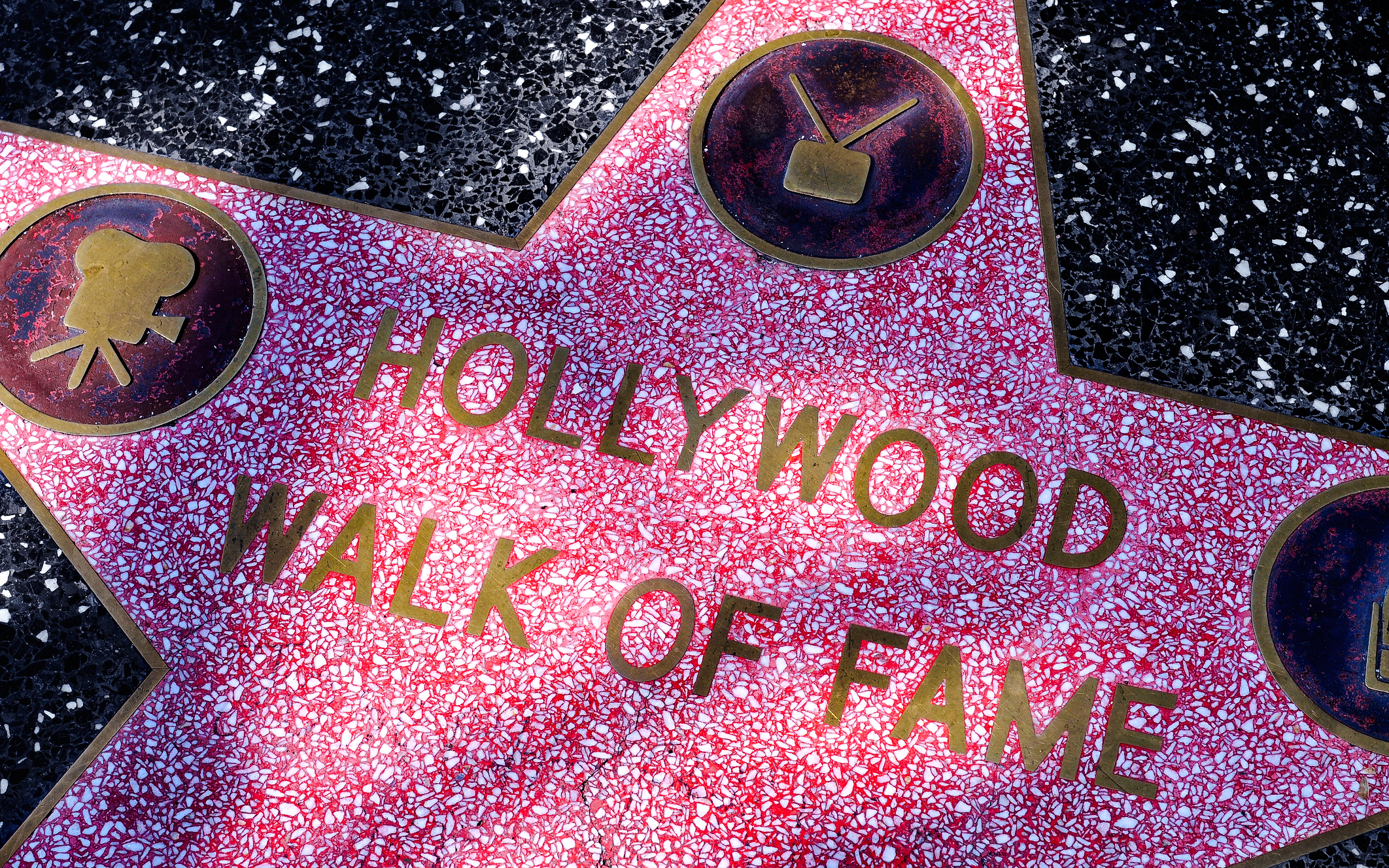 Star on the Hollywood Walk of Fame, Los Angeles.
