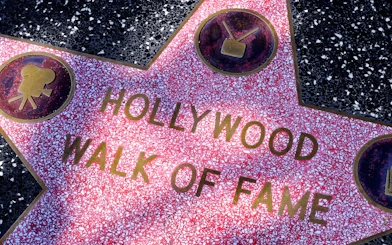 Star on the Hollywood Walk of Fame, Los Angeles.