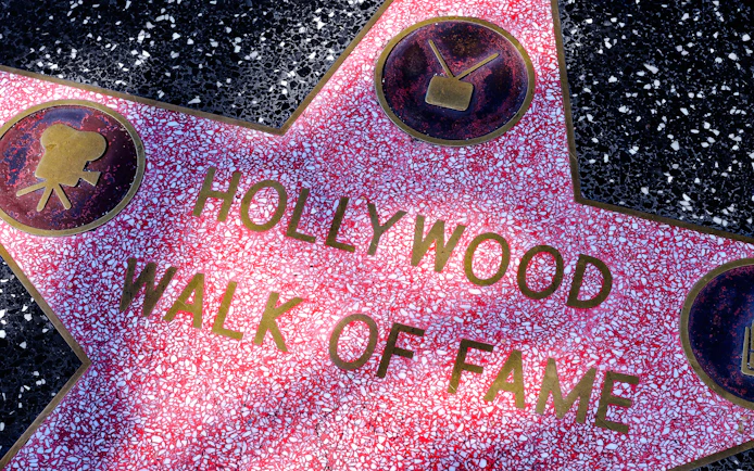 Star on the Hollywood Walk of Fame, Los Angeles.