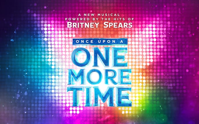 Once Upon a One More Time musical poster with colorful background