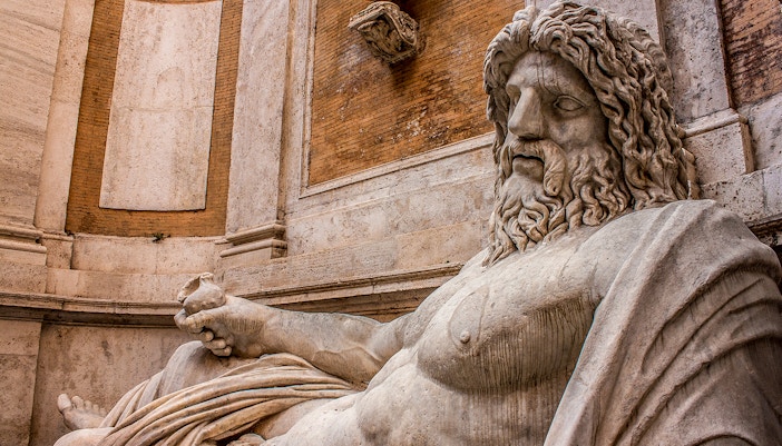 rome pantheon - Statue of Jupiter