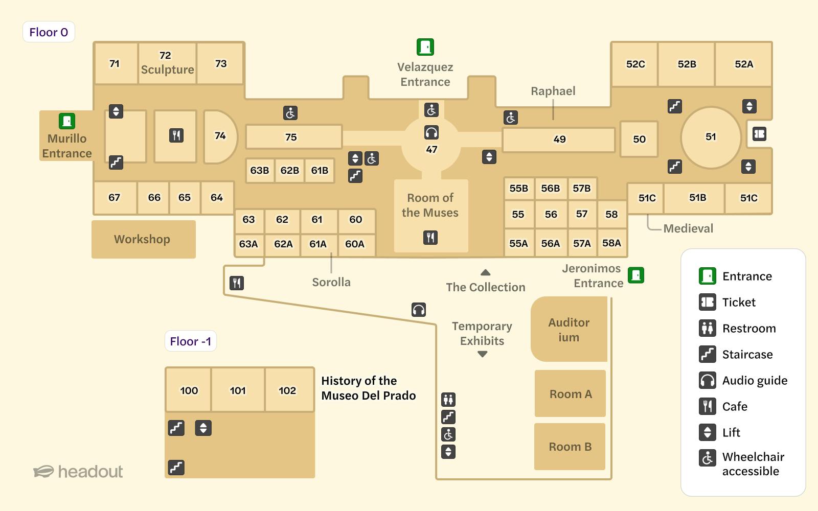 Prado map floor 0