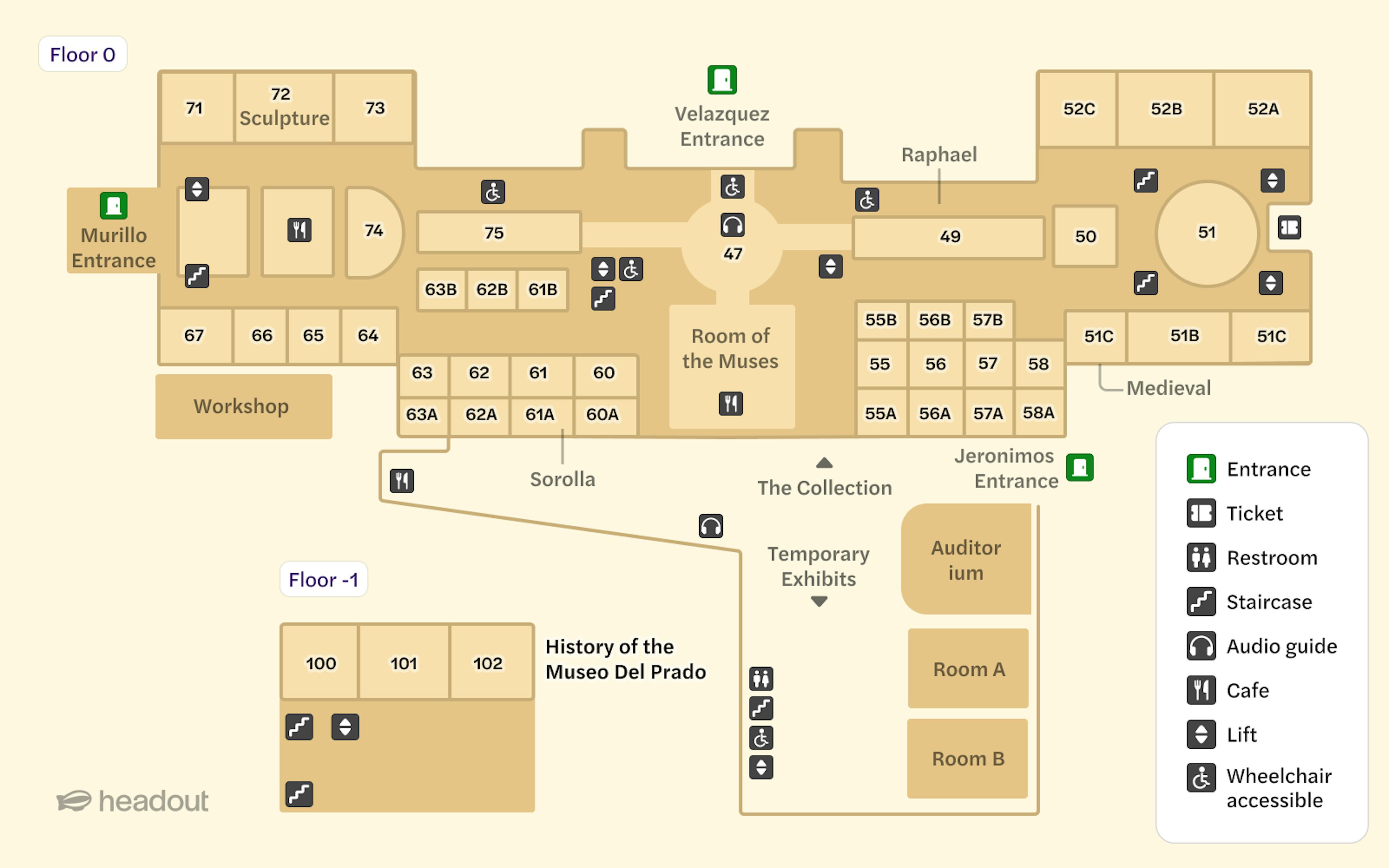 Prado map floor 0