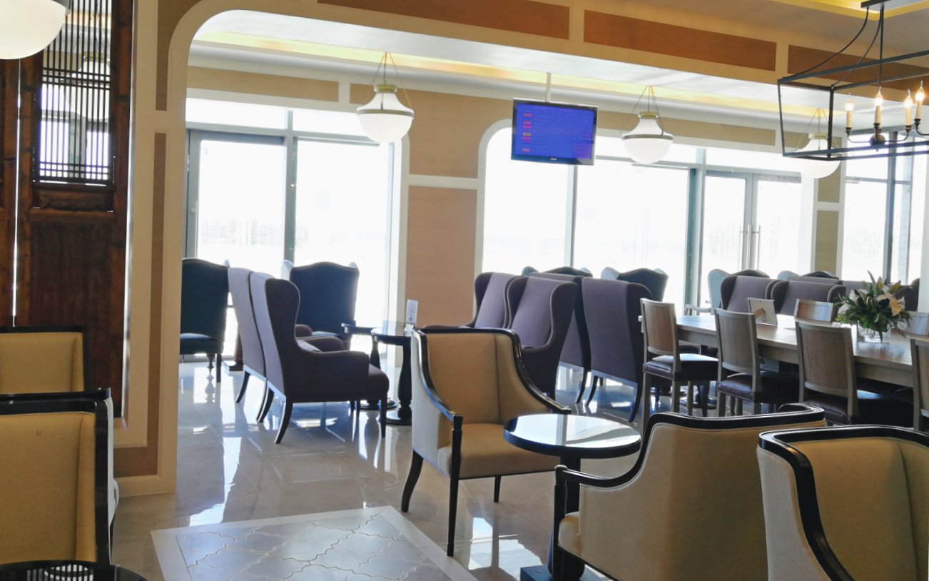 Seating area at The Coral Executive Lounge, Phuket International Airport, T1 Domestic.
