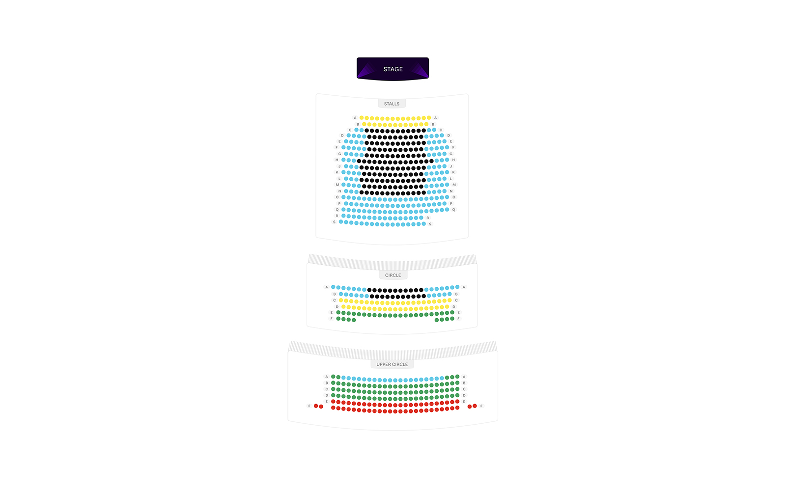 Lyric Hammersmith Seating Map