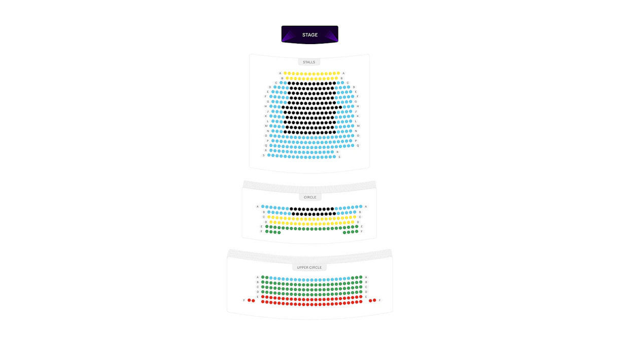 lyric hammersmith theatre seat map