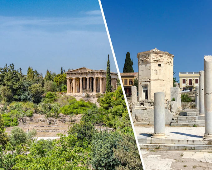 Combo Tickets: Ancient Agora & Roman Agora with Audio Guide