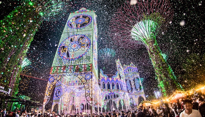 Singapore Christmas Wonderland at GBB Cloud Forest with SuperTree Observatory