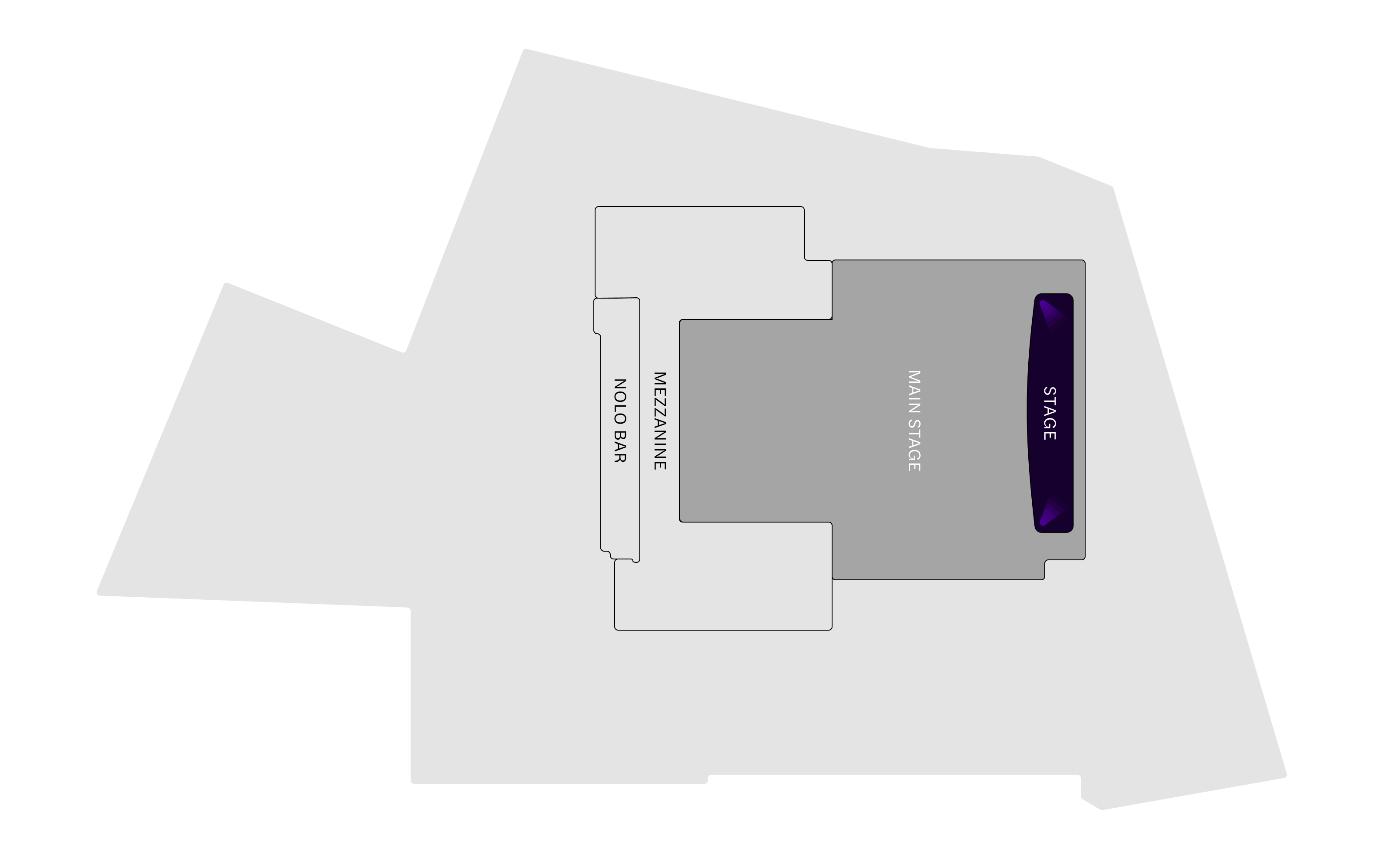 Main space in HERE at Outernet