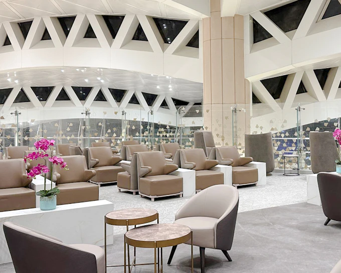 Plaza Premium Lounge Access at King Khalid International Airport: Departures