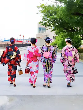 Kimono-Erlebnis in Tokio