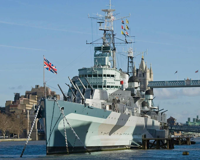 London: HMS Belfast Ticket & South Bank Highlights Audio Tour (Product 53404)