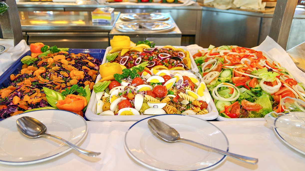 hungarian cuisine food on budapest dinner cruise