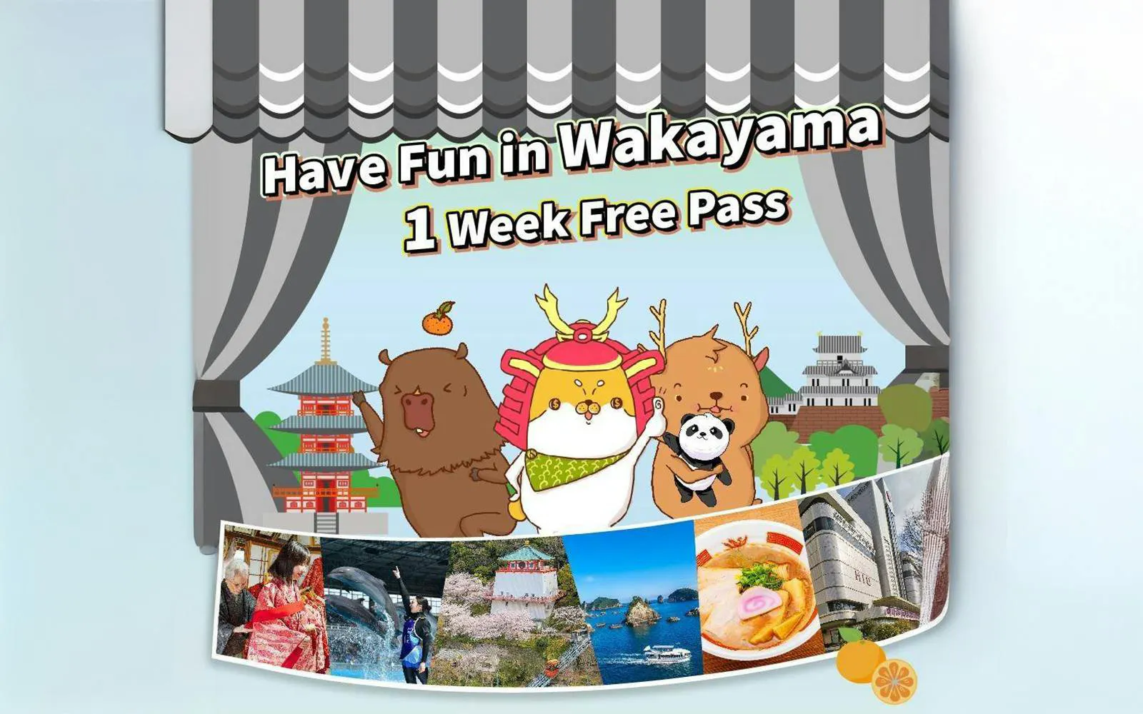 Have Fun in Wakayama Pass: Choose from 3 facilities (Product 49956)