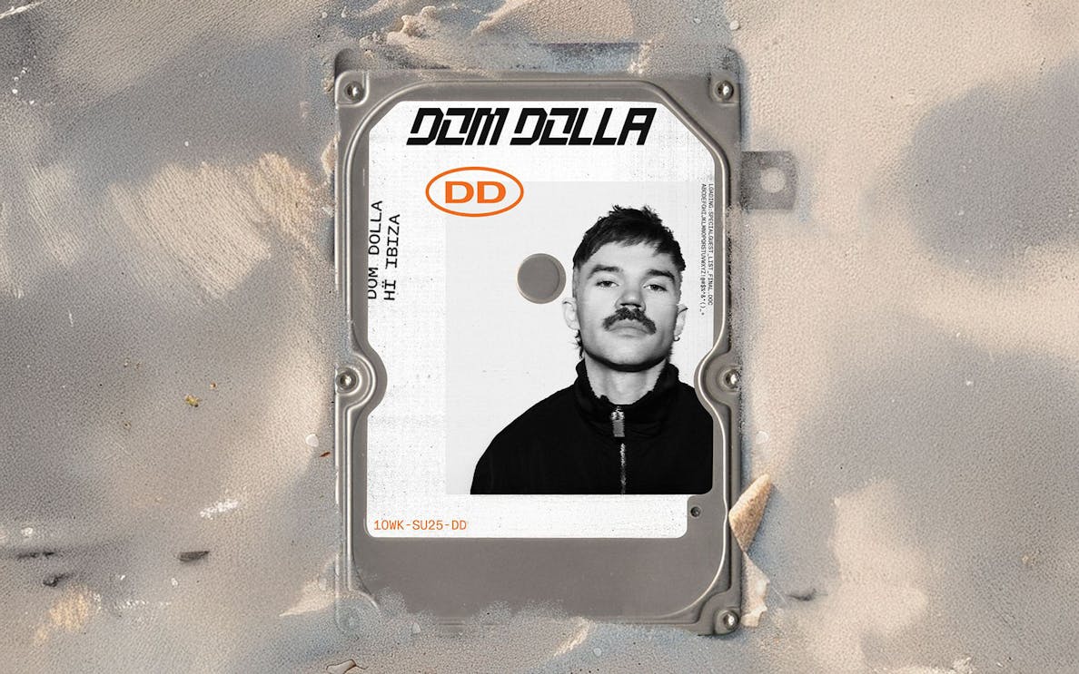 Dom Dolla promotional poster for Hï Ibiza event on Wednesdays.