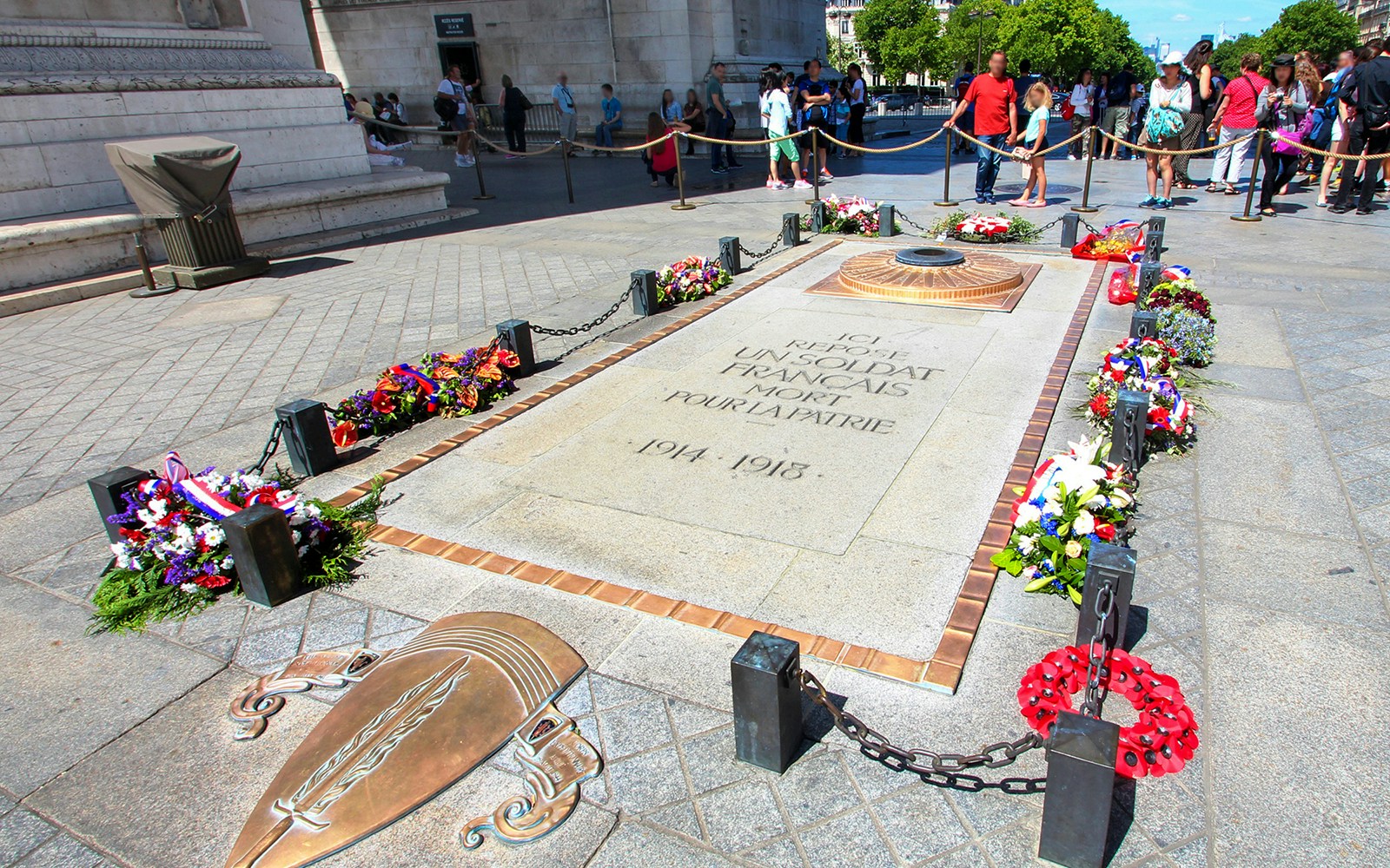 Un hommage aux soldats français