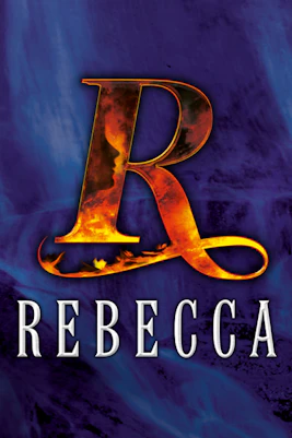 Rebecca musical poster featuring main cast in London.
