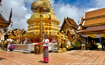 fra chiang mai: privat minibuss til doi suthep-tempelet og wat pha lat for opptil 8 passasjerer-2
