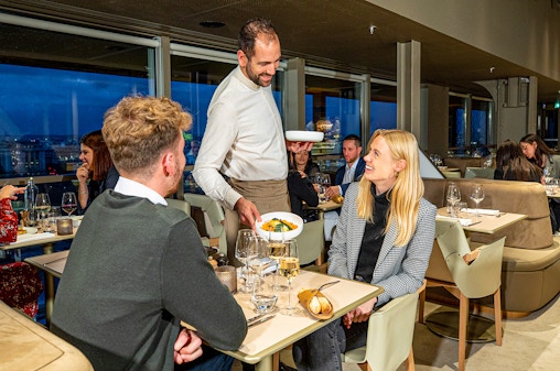 Abendessen in der Madame Brasserie im Eiffelturm