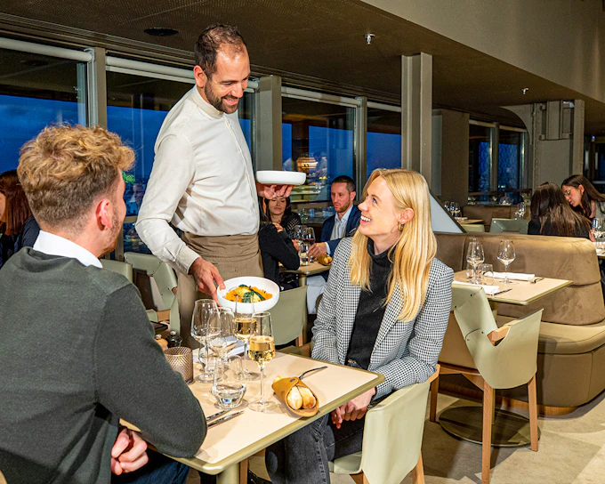 Dinner at Eiffel Tower's Madame Brasserie