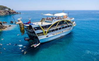 mega star antalya-kemer boat cruise with lunch and dj-6