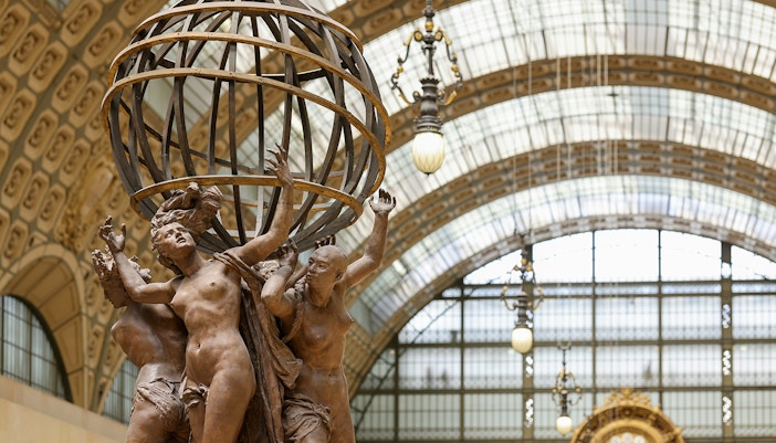 The Four Parts of the World Holding the Celestial Sphere at d’Orsay Museum, Paris