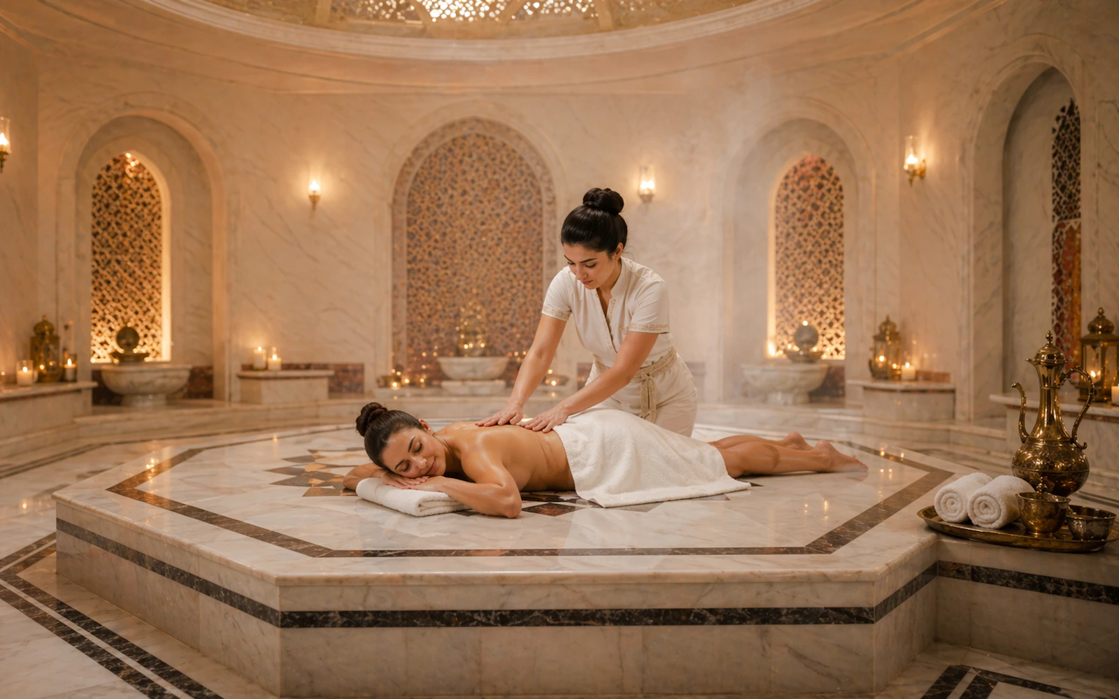 Antalya Turkish Bath with Scrub and Foam Massage