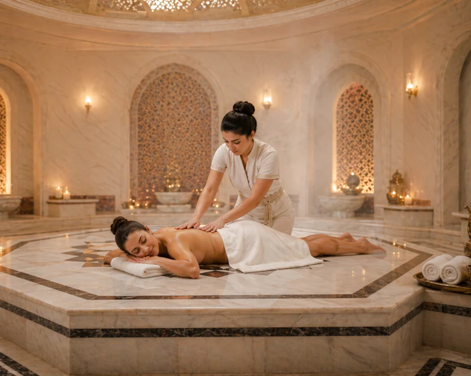 Antalya Turkish Bath with Scrub and Foam Massage