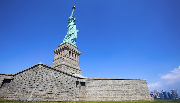 The Pedestal - statue of liberty construction architecture