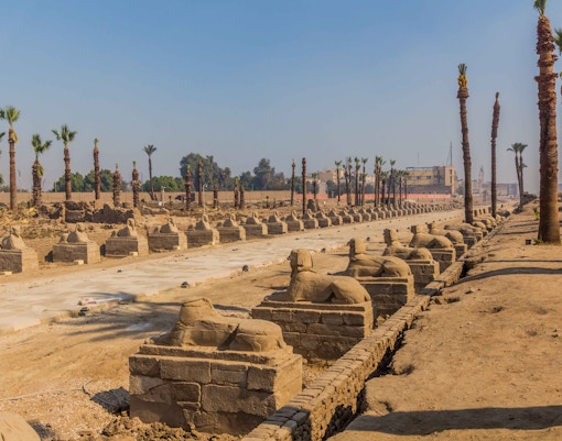 Luxury Nile river cruise - Avenue of Sphinxes