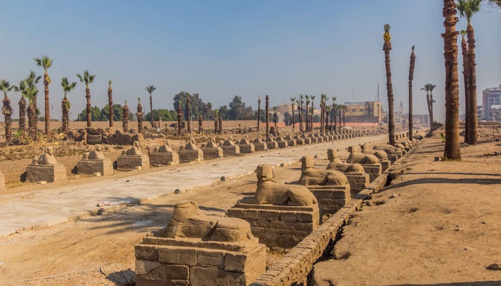 The Avenue of Sphinxes