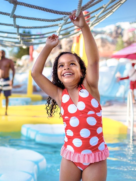 Children enjoying water activities at Walt Disney World Resort, Orlando.