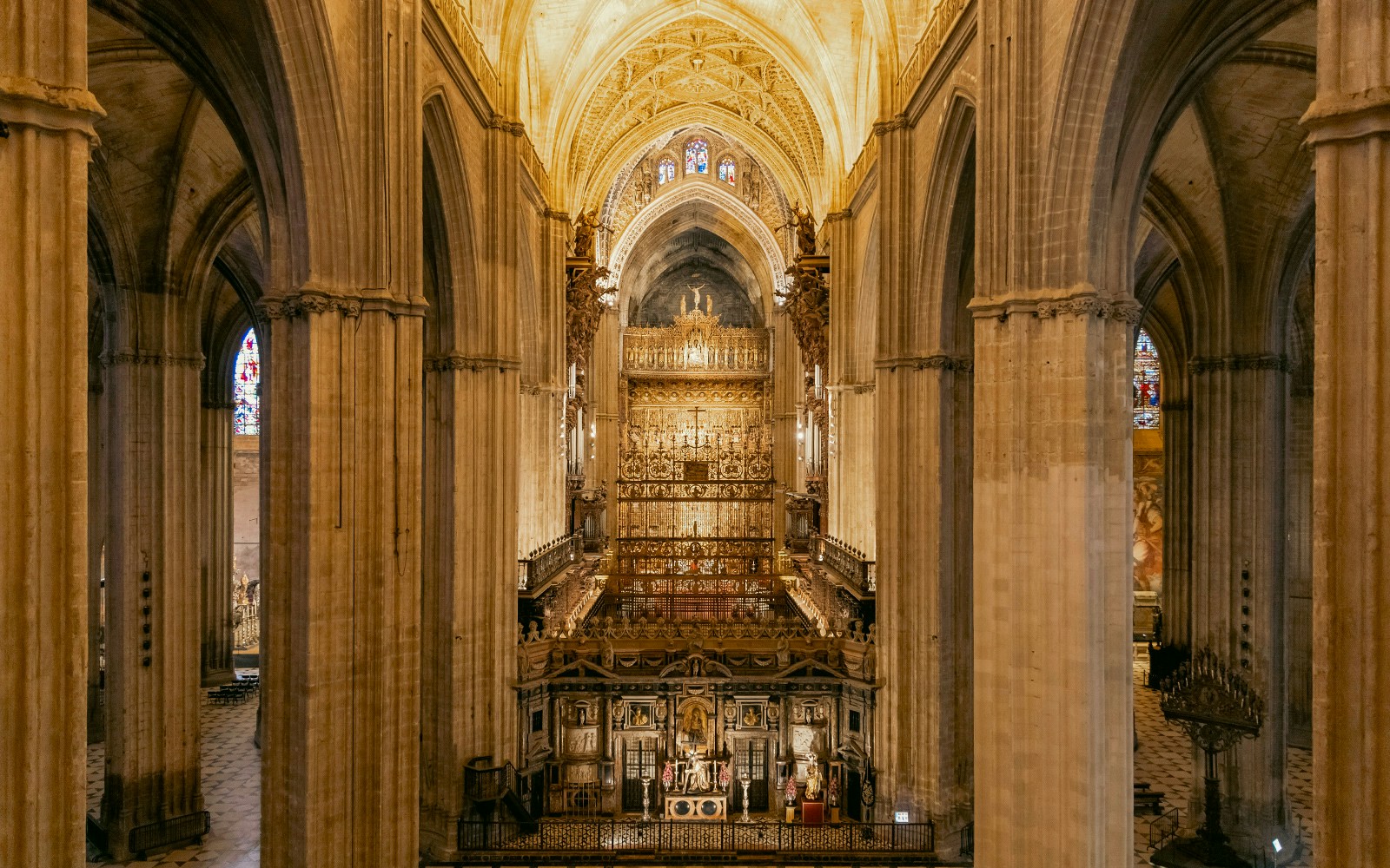 Inside Seville Cathedral