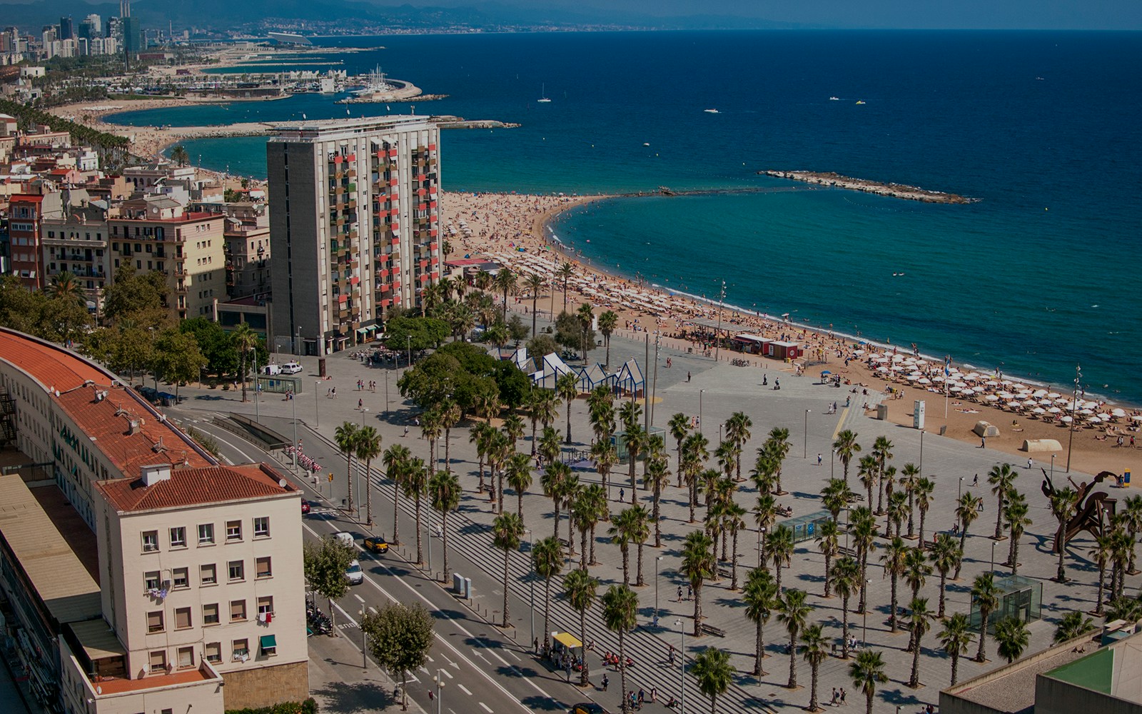 View from Montjuic cable car