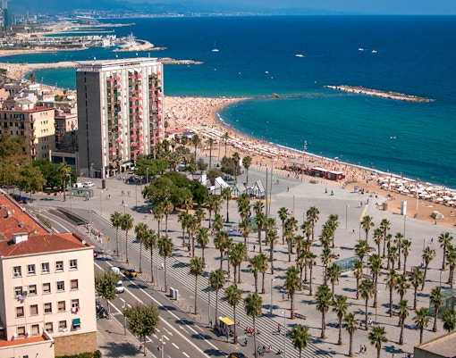 View from Montjuic cable car