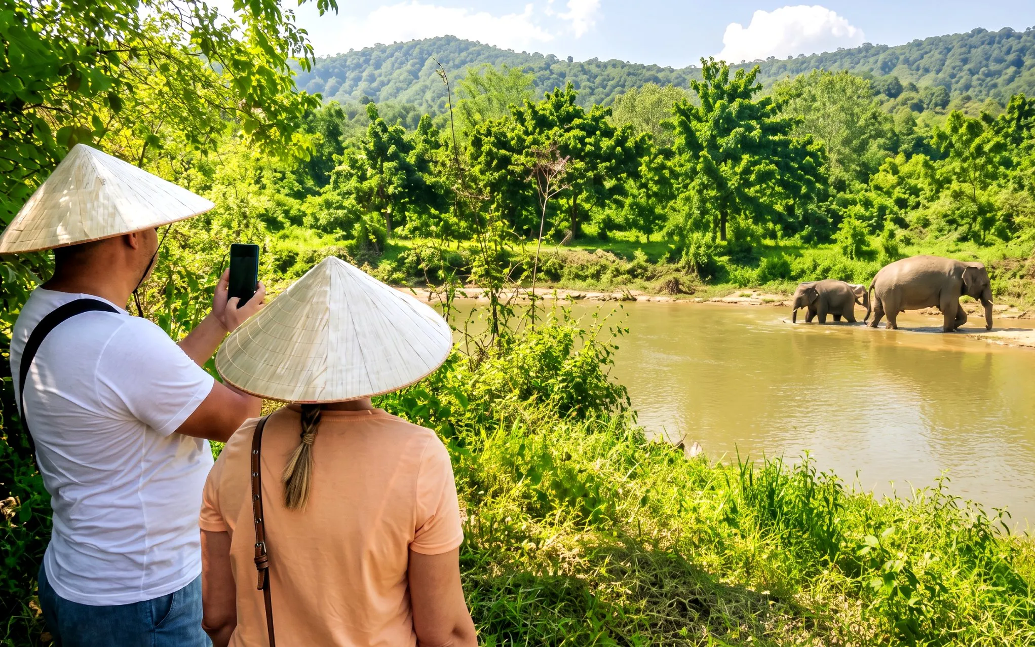 Phuket Elephant Sanctuary Observation & Lake Kayaking Experience