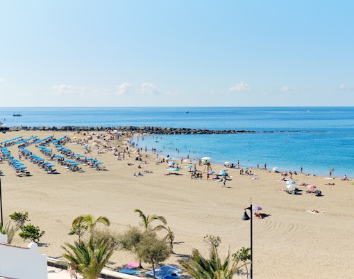 Playa de los Cristianos beach spain