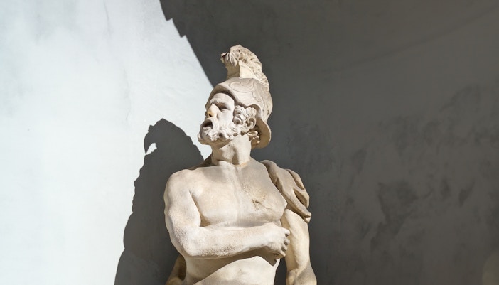 rome pantheon - statue of mars