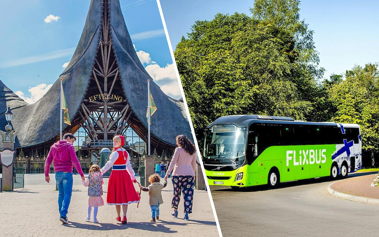 Efteling Theme Park Summer Special with Bus Transfers from Amsterdam Sloterdijk